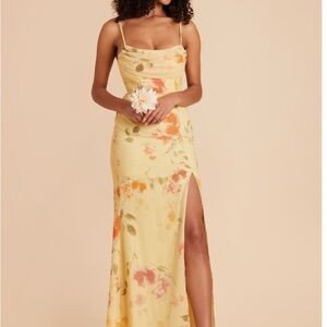 Birdy Grey Yellow Floral Maxi Dress